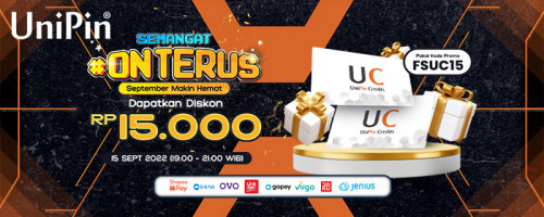 SEMANGAT (September Makin Hemat) #OnTerus di UniPin!